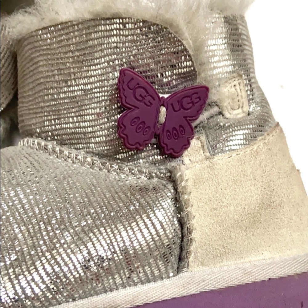 UGG Mini Bailey Button Lizard Boots - Picture 7 of 15